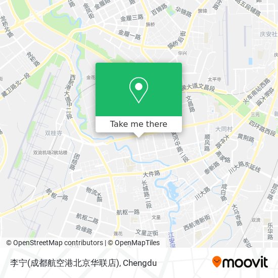 李宁(成都航空港北京华联店) map