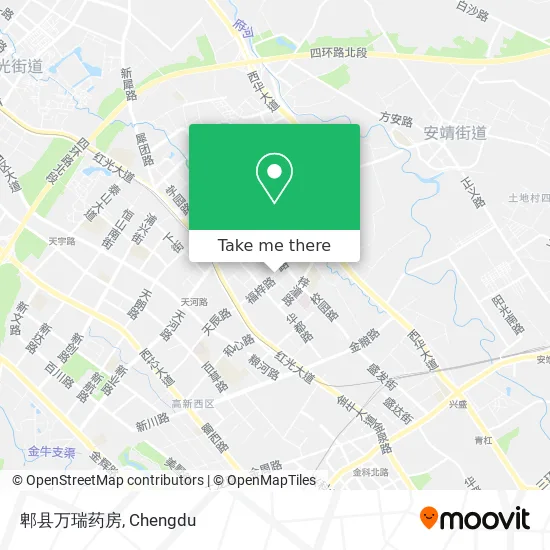 郫县万瑞药房 map