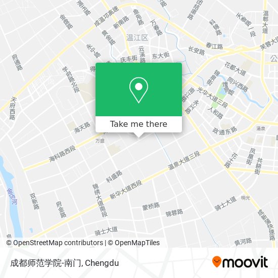 成都师范学院-南门 map