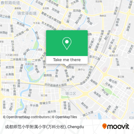成都师范小学附属小学(万科分校) map