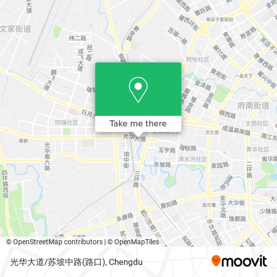 光华大道/苏坡中路(路口) map