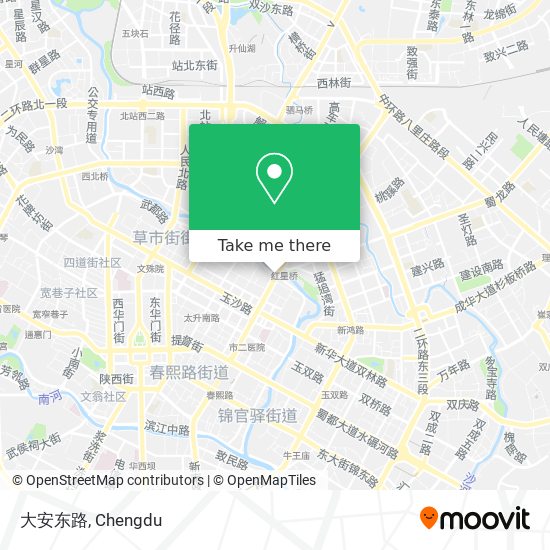 大安东路 map