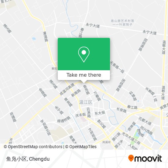鱼凫小区 map