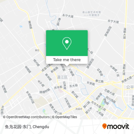 鱼凫花园-东门 map