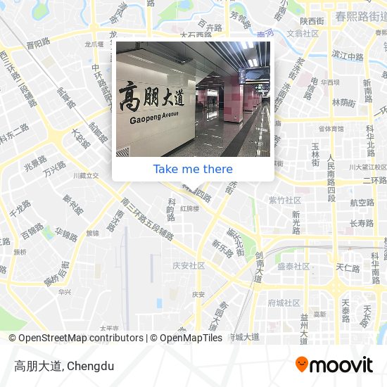 高朋大道 map
