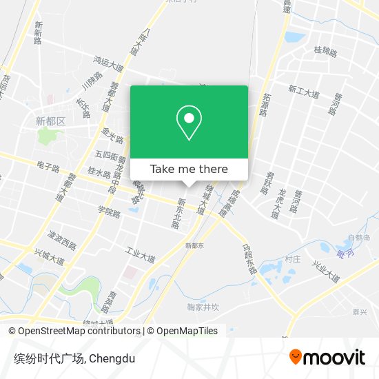 缤纷时代广场 map