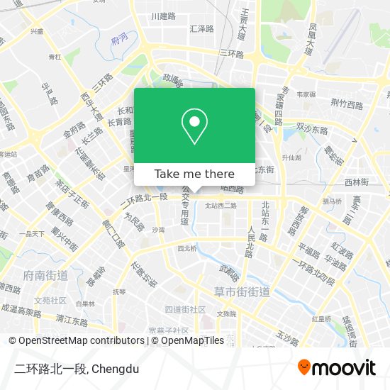 二环路北一段 map