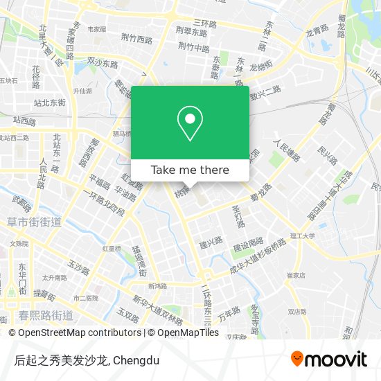后起之秀美发沙龙 map