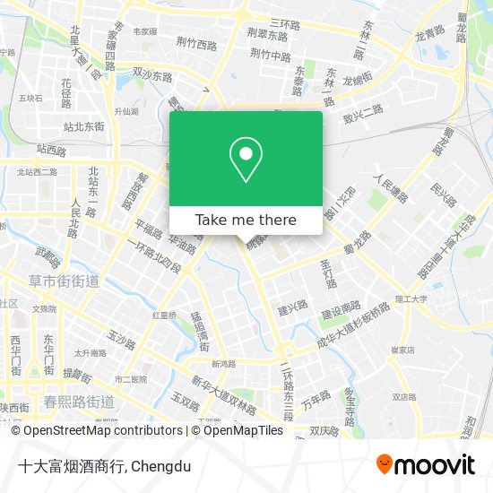 十大富烟酒商行 map