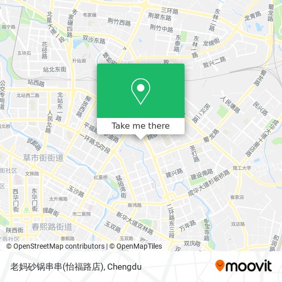 老妈砂锅串串(怡福路店) map