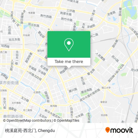 桃溪庭苑-西北门 map