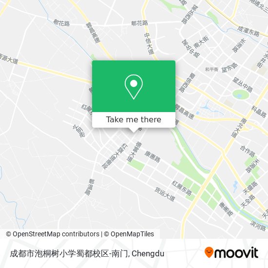 成都市泡桐树小学蜀都校区-南门 map