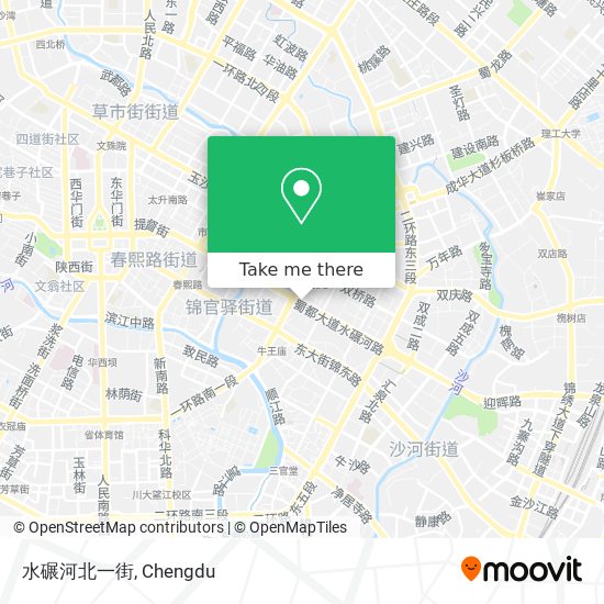 水碾河北一街 map