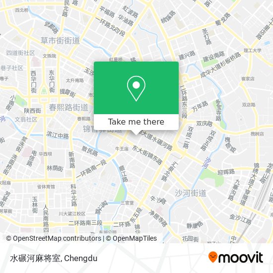 水碾河麻将室 map