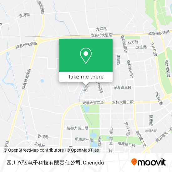 四川兴弘电子科技有限责任公司 map