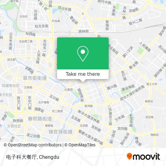 电子科大餐厅 map