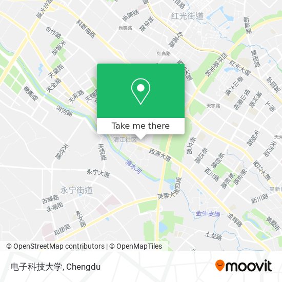 电子科技大学 map