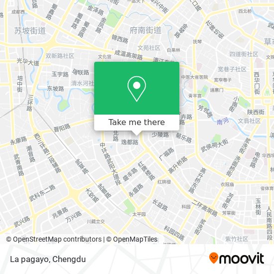 La pagayo map