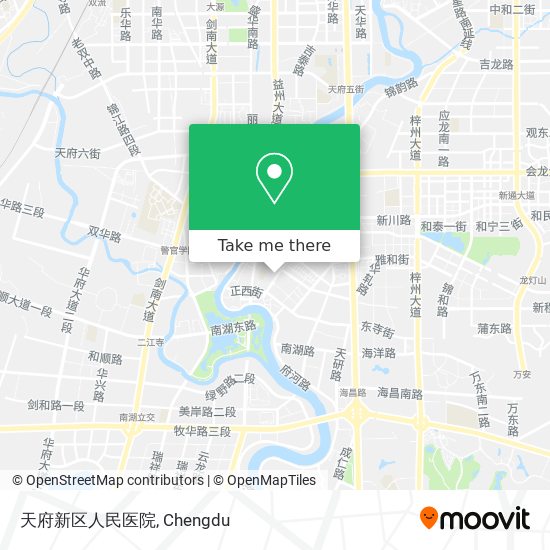 天府新区人民医院 map