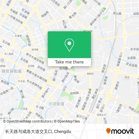 长天路与成洛大道交叉口 map