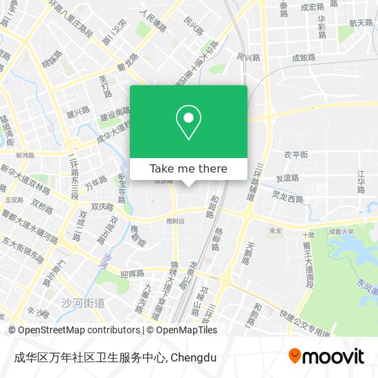 成华区万年社区卫生服务中心 map