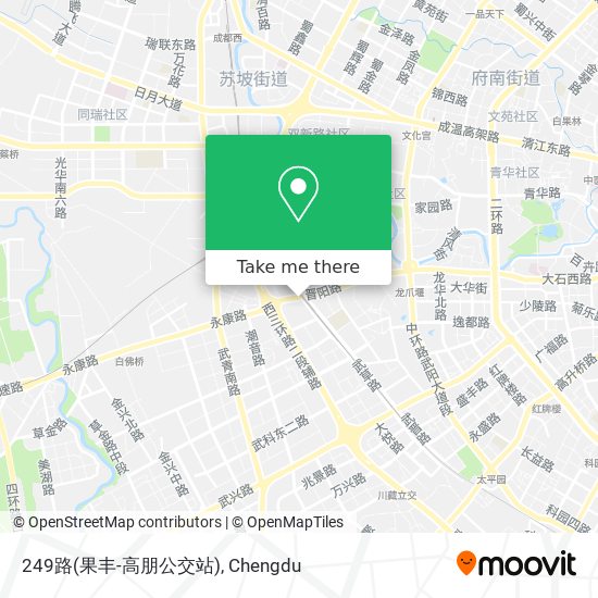 249路(果丰-高朋公交站) map