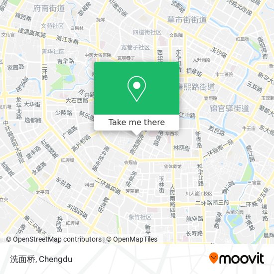 洗面桥 map