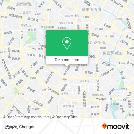 洗面桥 map