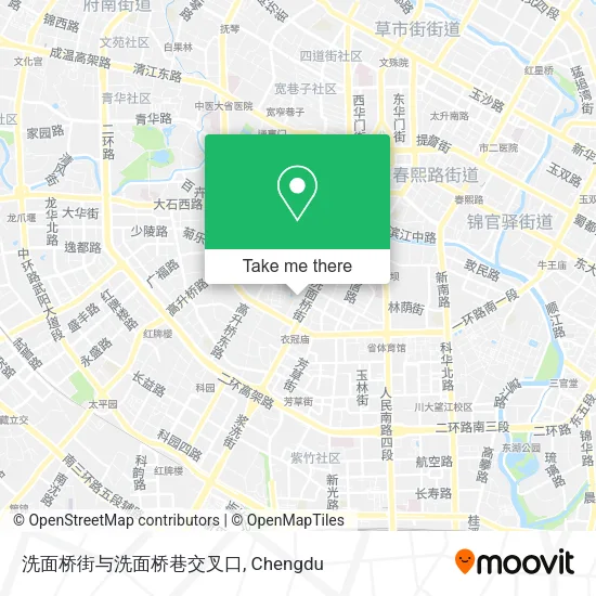 洗面桥街与洗面桥巷交叉口 map