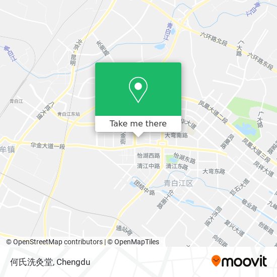 何氏洗灸堂 map