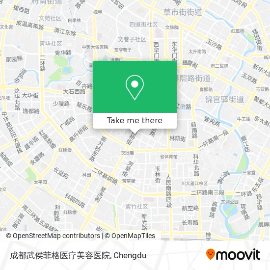 成都武侯菲格医疗美容医院 map