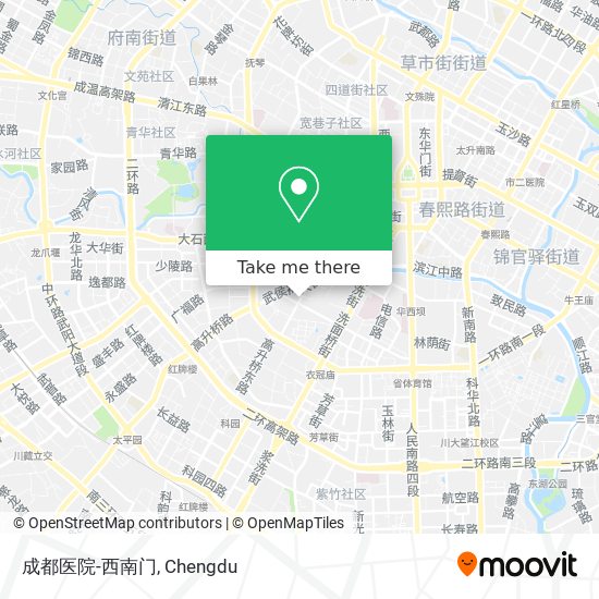 成都医院-西南门 map