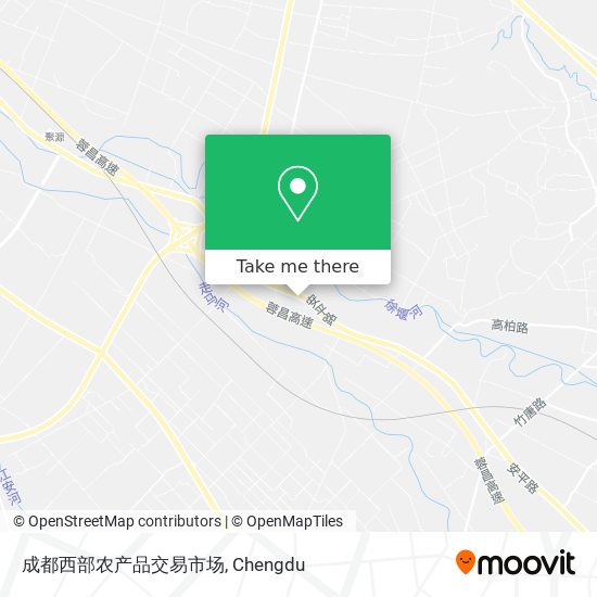 成都西部农产品交易市场 map