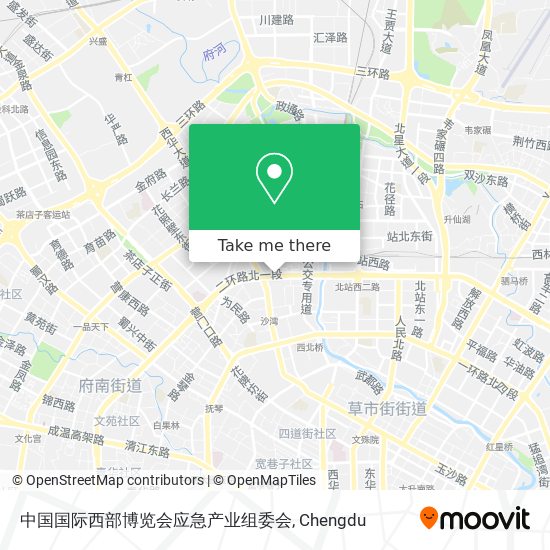 中国国际西部博览会应急产业组委会 map