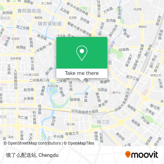 饿了么配送站 map