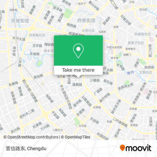 置信路东 map