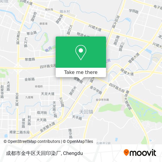 成都市金牛区天回印染厂 map