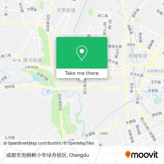 成都市泡桐树小学绿舟校区 map
