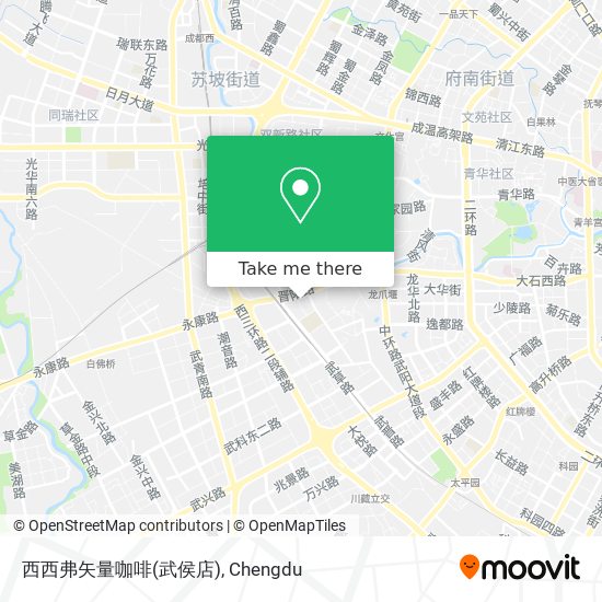 西西弗矢量咖啡(武侯店) map