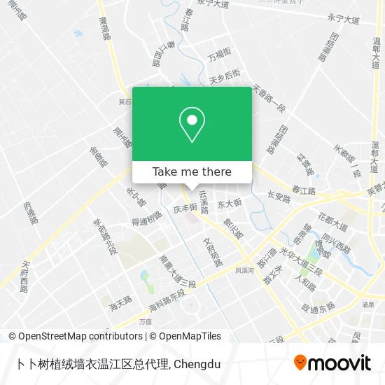 卜卜树植绒墙衣温江区总代理 map