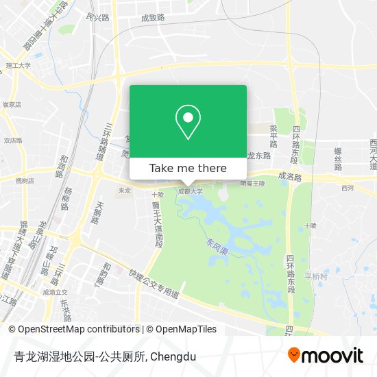 青龙湖湿地公园-公共厕所 map