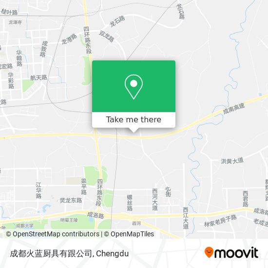 成都火蓝厨具有跟公司 map