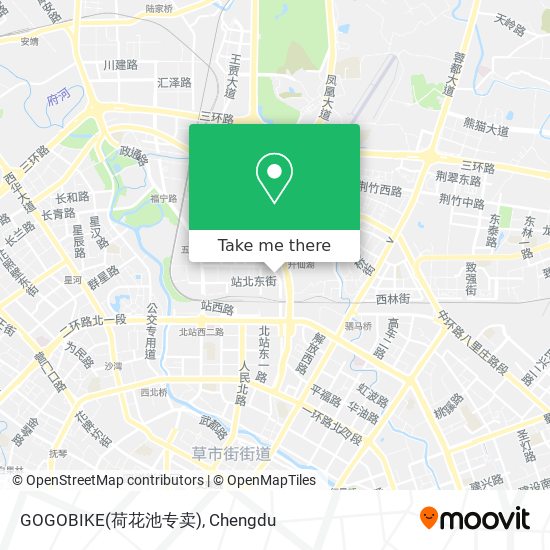 GOGOBIKE(荷花池专卖) map