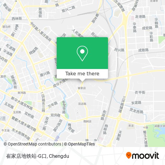 崔家店地铁站-G口 map