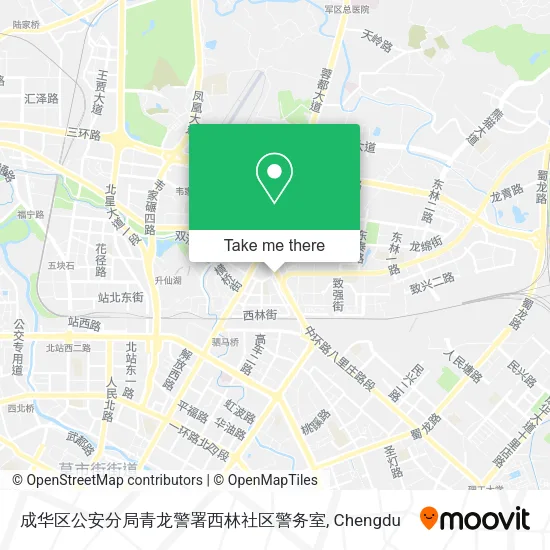 成华区公安分局青龙警署西林社区警务室 map