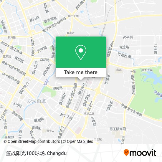 篮战阳光100球场 map