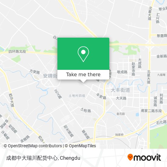 成都中大瑞川配货中心 map