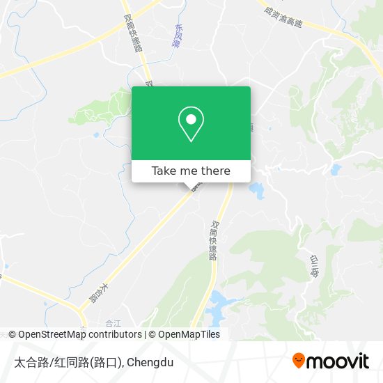 太合路/红同路(路口) map