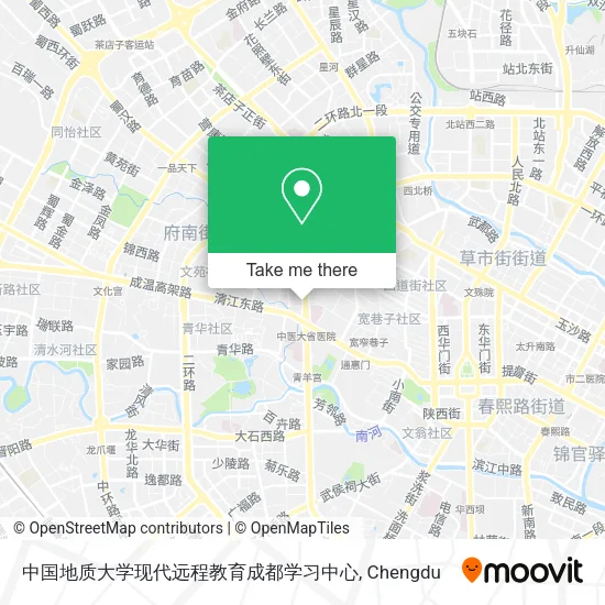 中国地质大学现代远程教育成都学习中心 map