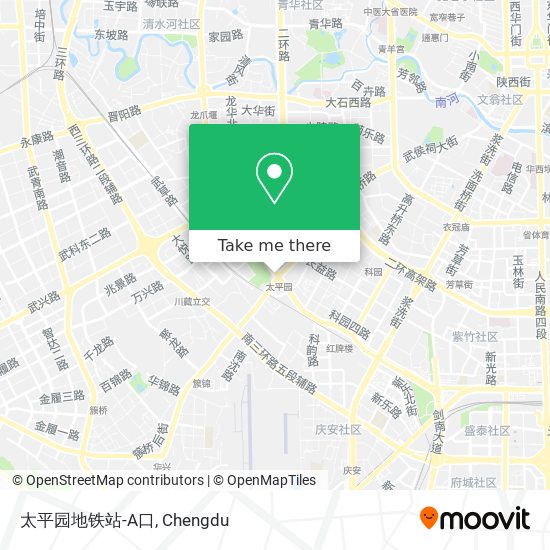 太平园地铁站-A口 map